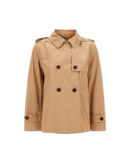 Herno Natural Double-Breasted Coats