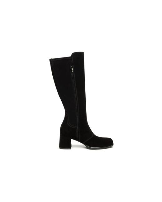 Nero Giardini Black Heeled Boots