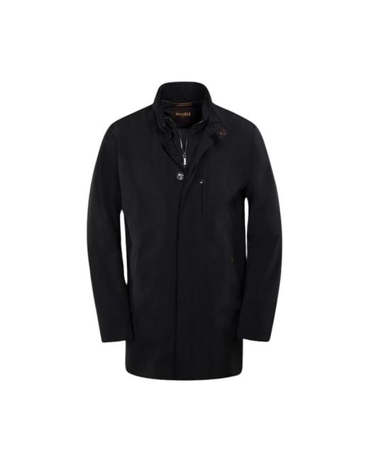 Moorer Black Parkas for men