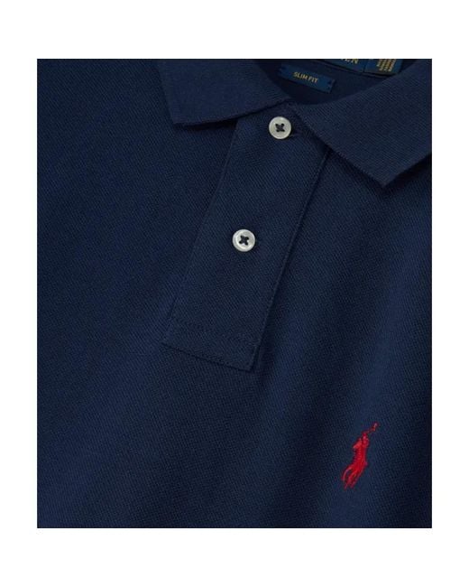 Ralph Lauren Blue Polo Shirts for men
