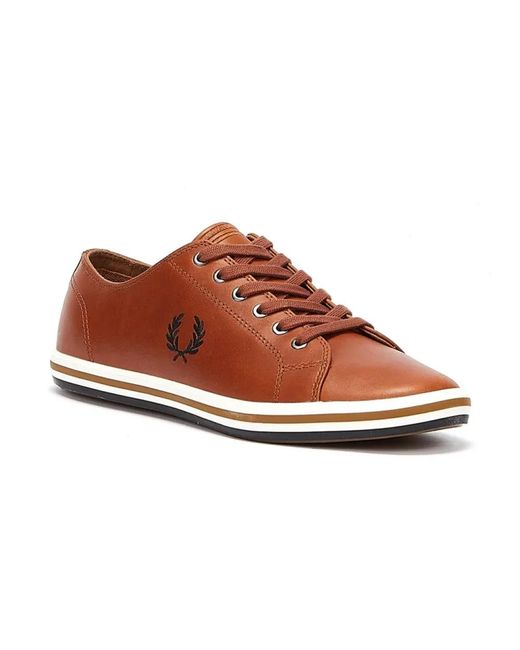 Fred Perry Brown Kingston Leather B4333 C55 Tan for men