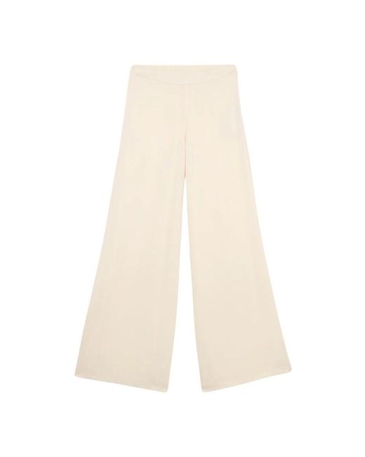 Oltre Natural Weite palazzo-hose aus weichem -mix