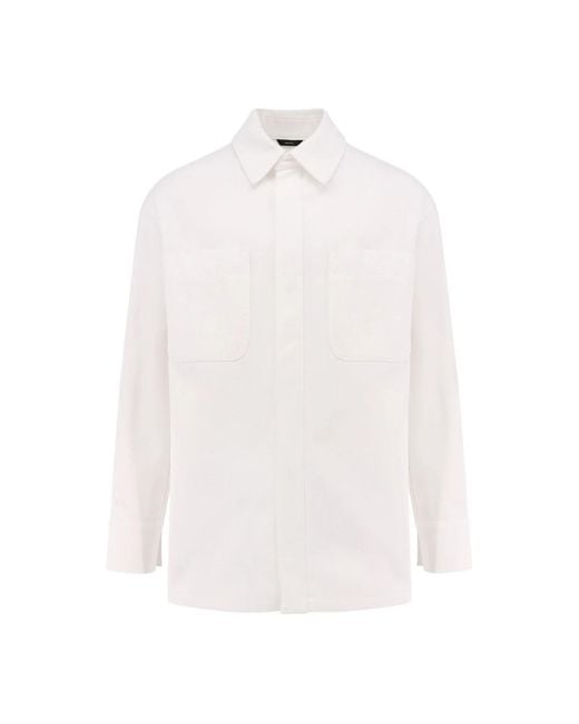 Fendi White Light Jackets for men