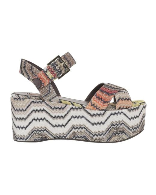 Missoni Gray High Heel Sandals