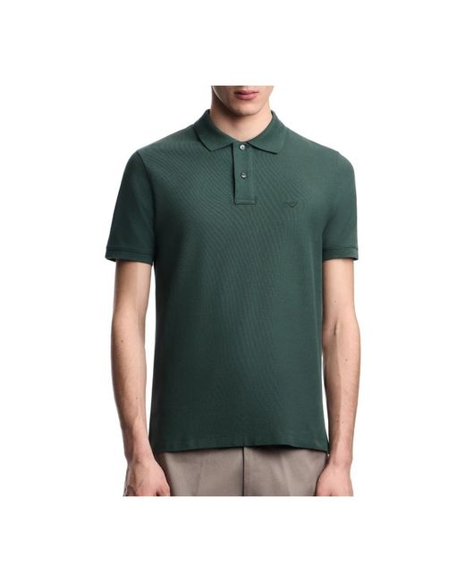 Emporio Armani Green Polo Shirts for men