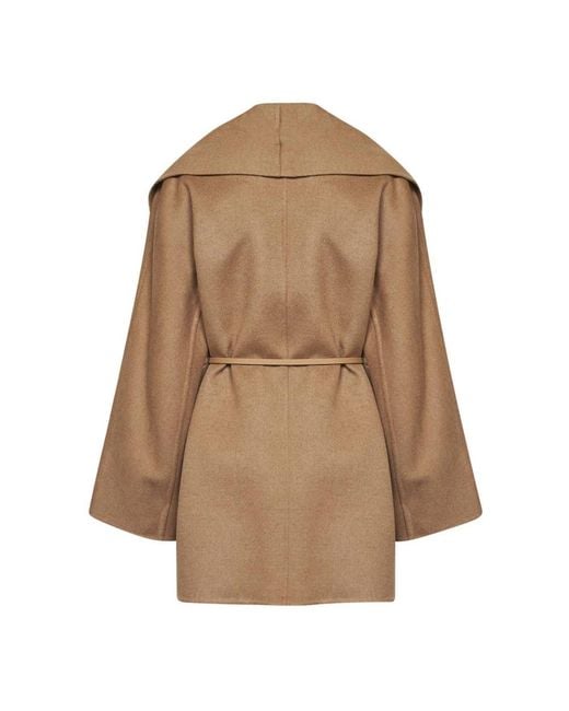 Max Mara Brown Belted Coats