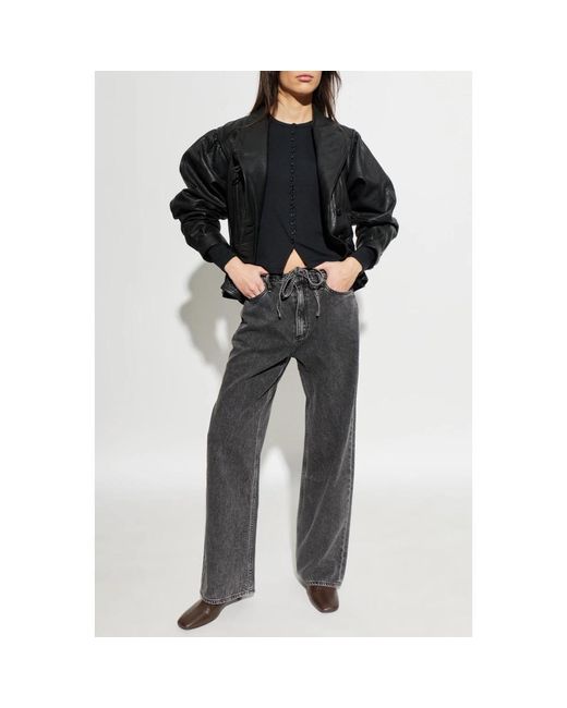 Rag & Bone Jeans ,Grijs ,Katoen Straight-Leg Jeans in het Gray