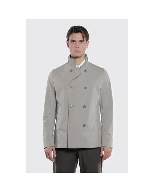 DUNO Gray Light Jackets for men