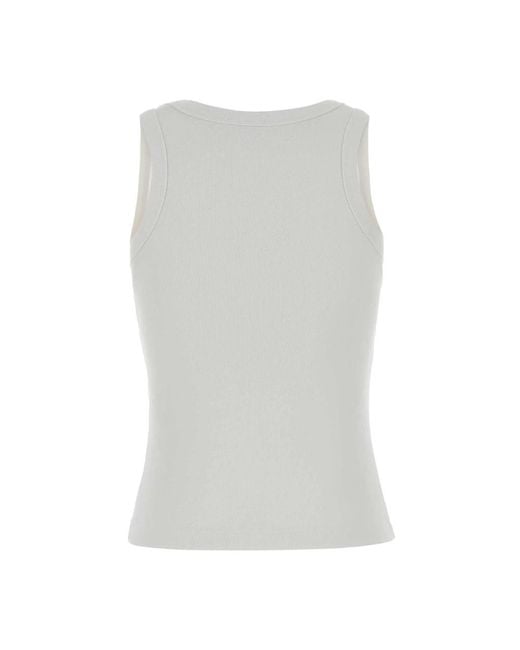 KENZO White Sleeveless Tops