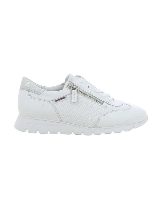 Mobils Schoenen ,Wit ,Witte Donia Damesschoenen in het White