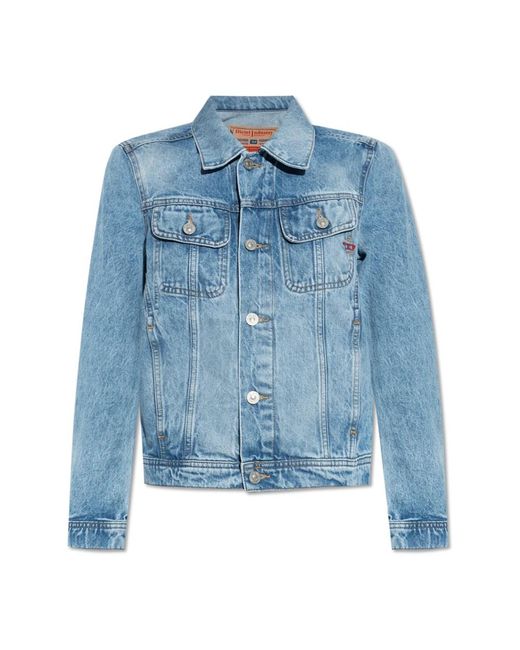 DIESEL Blue Denim Jackets