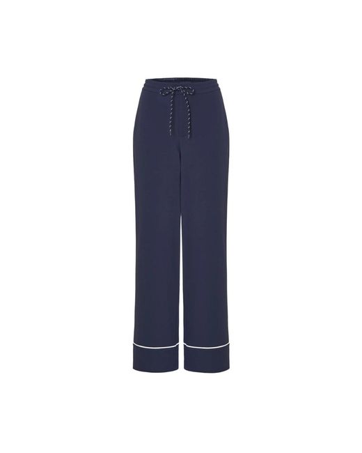 Wide Trousers Essentiel Antwerp de color Blue