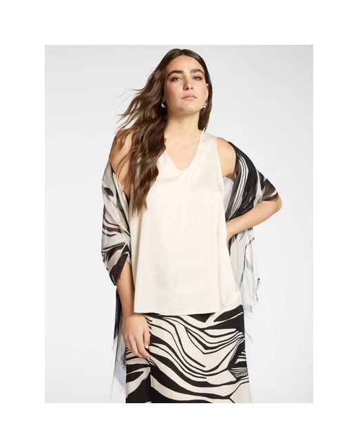 Elena Miro Natural Blouses