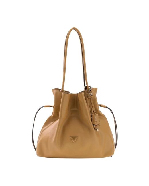 Guess Brown Bucket Bags