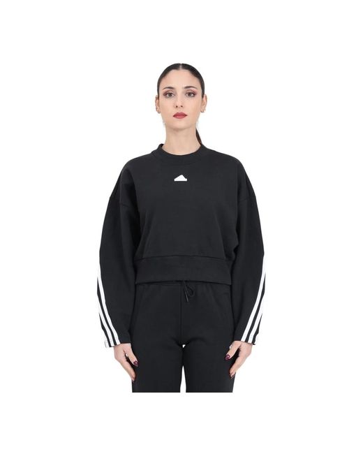 Adidas Black Performance schwarzer pullover future icons
