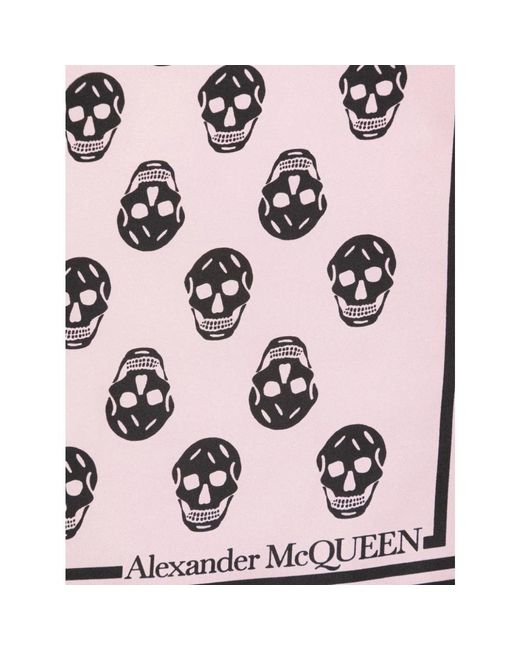Alexander McQueen Purple Winter Scarves