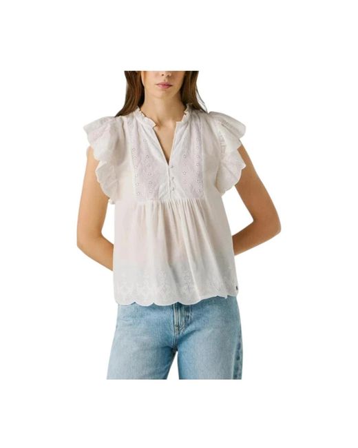 Pepe Jeans White Blouses