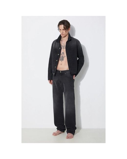 Denim Jackets 424 de hombre de color Black
