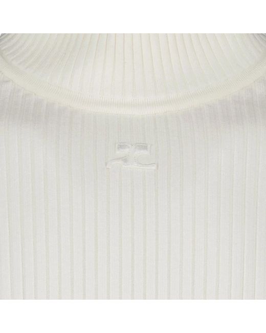 Knitwear > turtlenecks Courreges pour homme en coloris White