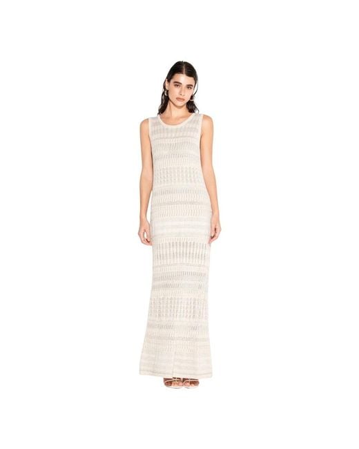 Akep White Knitted Dresses