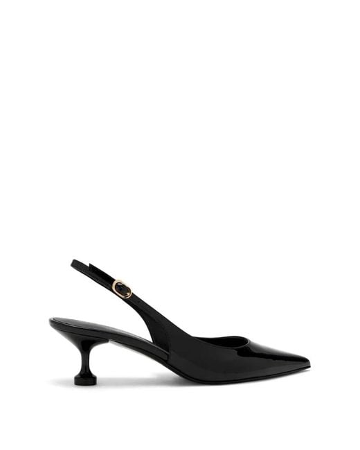 Stuart Weitzman Black Stuartini Slingback 50