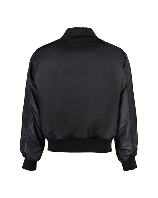 Valentino Garavani Black Bomber Jackets for men