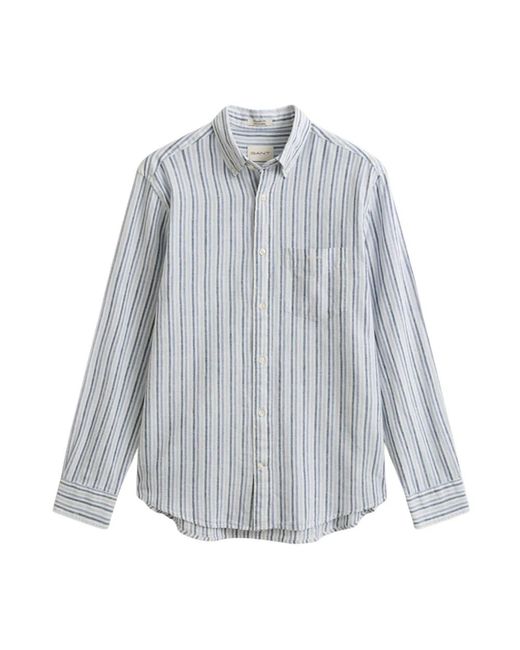 Gant Blue Casual Shirts for men