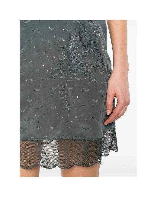 Zadig & Voltaire Gray Short dresses