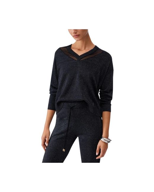Liu Jo Black V-Neck Knitwear
