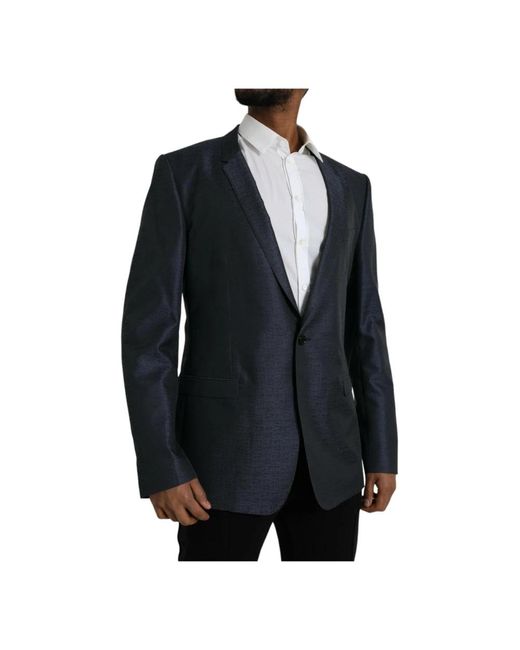 Dolce & Gabbana Blue Blazers for men