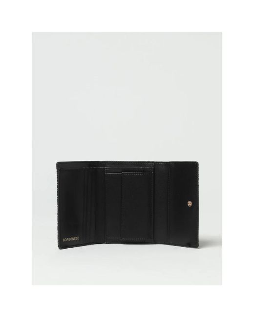 Borbonese Black Medium Con Patta