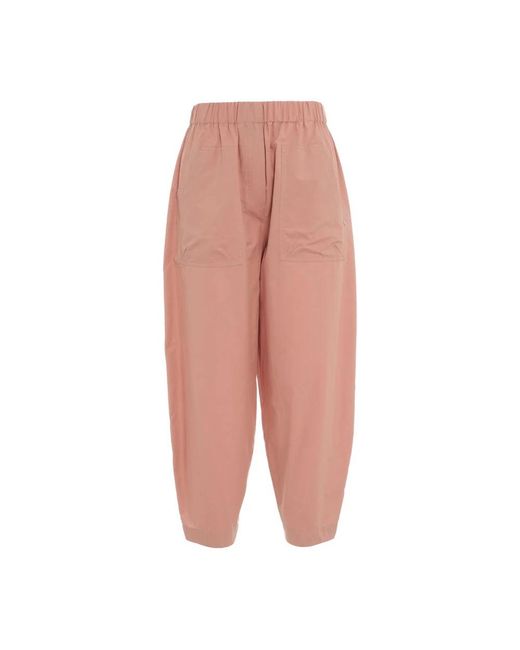 Ottod'Ame Pink Cropped Trousers