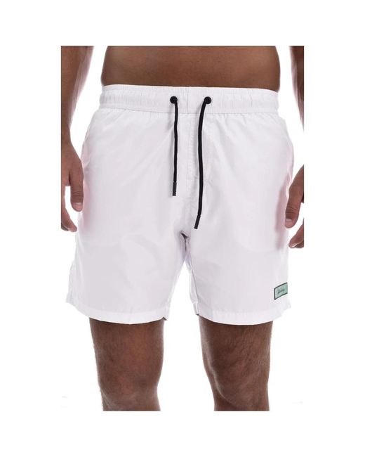 Bikkembergs White Casual Shorts for men