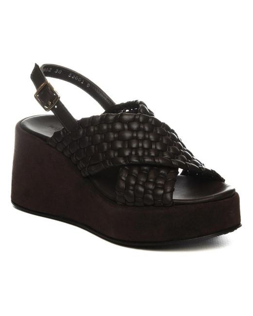 Pons Quintana Black Wedges