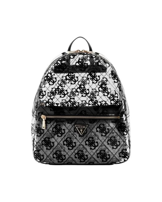 Guess Black Backpacks