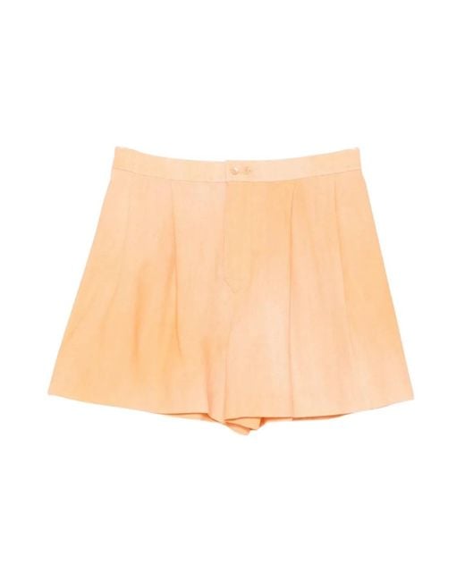 Ermanno Scervino Natural Short Shorts