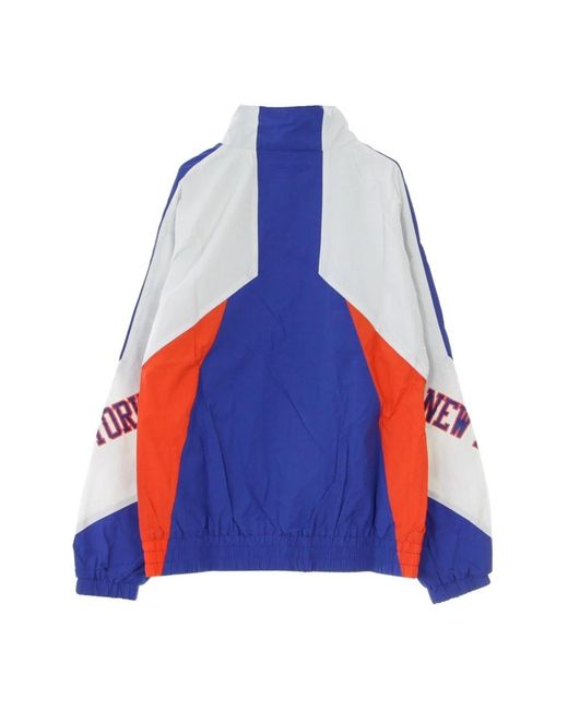 Mitchell & Ness Jassen ,Veelkleurig ,Nba Midseason Windbreaker Jas in het Blue voor heren