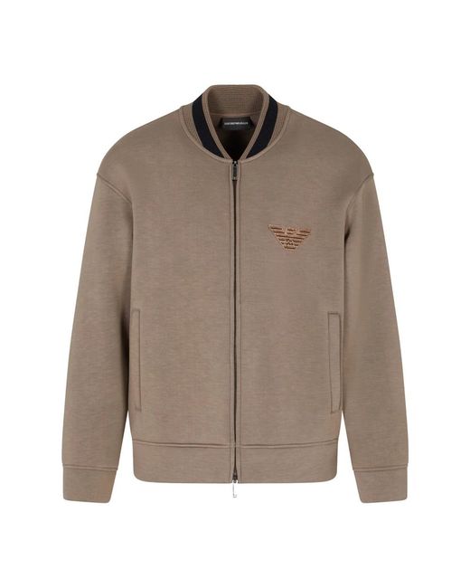 Emporio Armani Zip-Throughs in het Brown voor heren