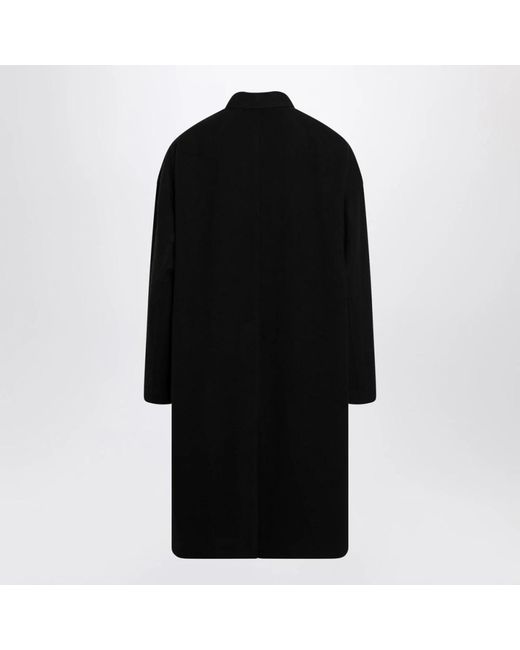 Rick Owens Black Single-Breasted Coats for men