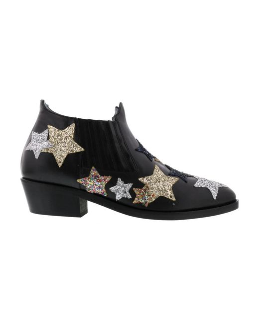Glitter cowgirl stivali di Chiara Ferragni in Black