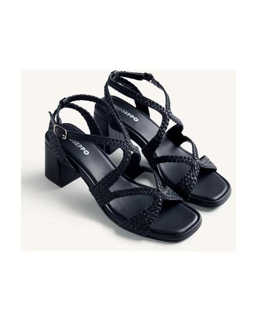 Gioseppo Blue High Heel Sandals