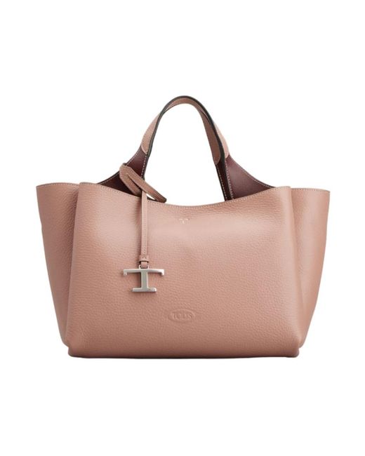 Tod's Pink Tote Bags