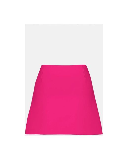 Versace Pink Kurzer einfarbiger minirock