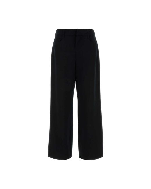 Max Mara Broeken ,Zwart ,Wol Festa Pant in het Black