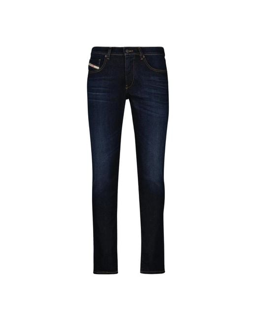 DIESEL Blue Slim Fit Jeans for men