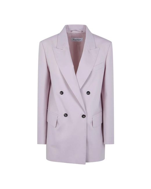 Max Mara Purple Blazers