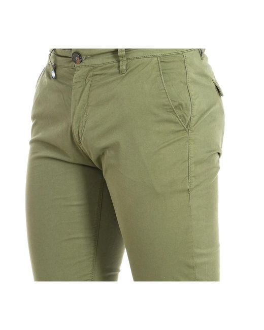 La Martina Green Chinos for men