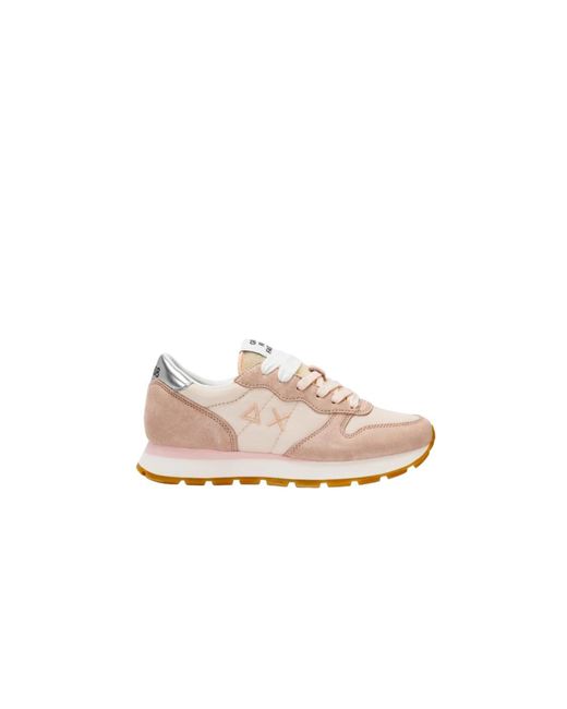 Sun 68 Pink Gold silber sneakers