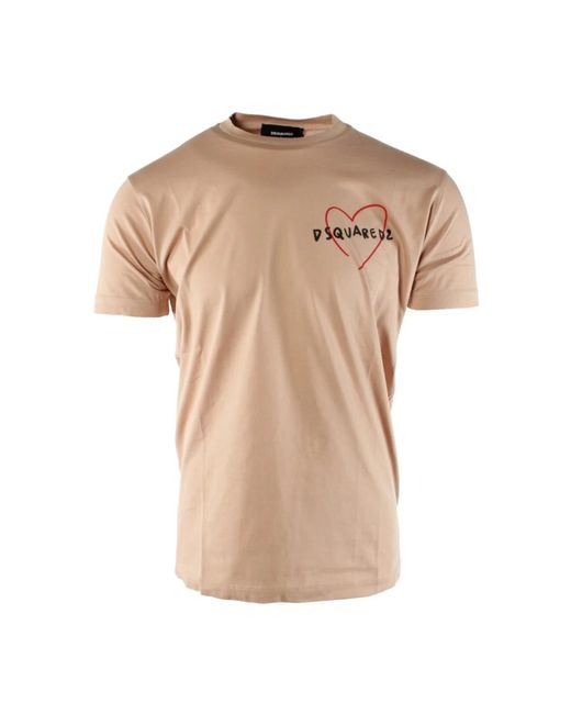 DSquared² Natural T-Shirts for men