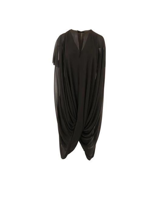 MM6 by Maison Margiela Black Midi Dresses